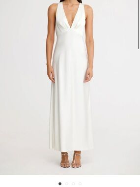 knee length dresses for ladies Significant Other Lana Maxi Dress in Ballet Pink – Hills Shire Hire main image 1